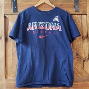 Mens Nike University of Arizona Wildcats UofA Football T-shirt